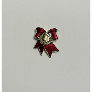 Soviet Union Pin Vladimir Lenin Political Collectible Pin Lapel Ribbon Vintage